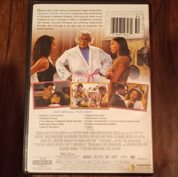 Tyler Perry's MADEA'S FAMILY REUNION The Movie on DVD - Picture 2 of 2